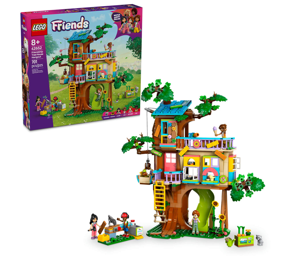 LEGO® Friends Friendship Tree House Hangout Building Kit for Pretend Play 42652