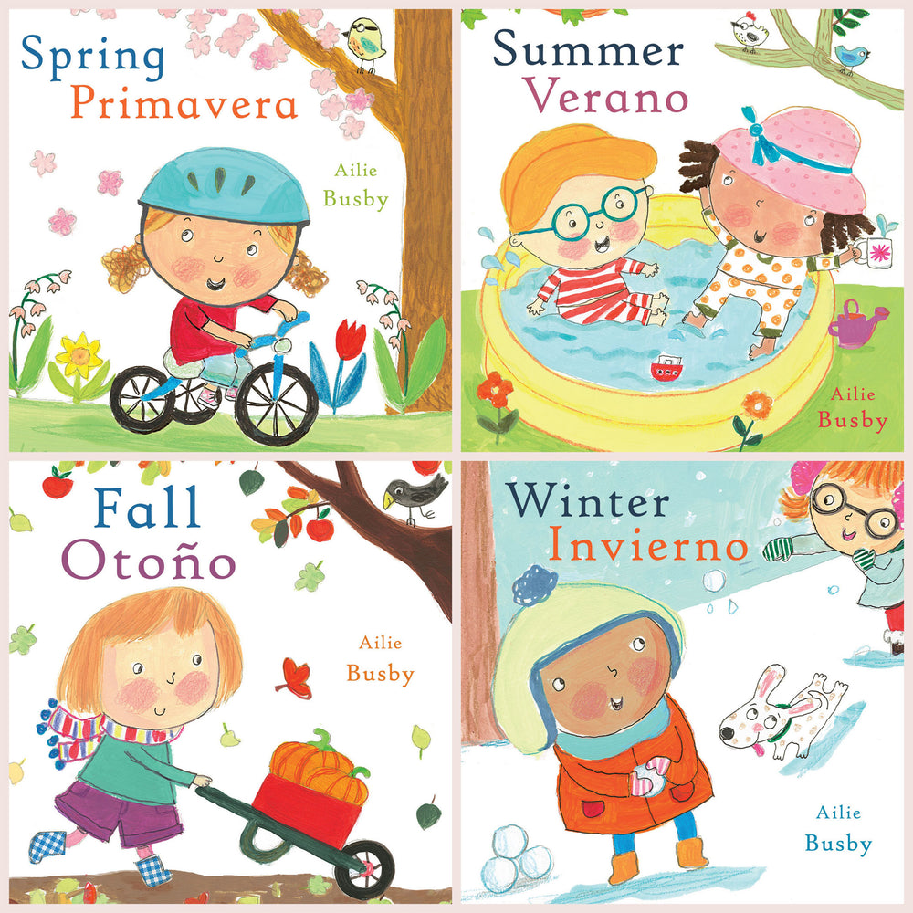 Seasons/Estaciones Bilingual English/Spanish Book Set - 4 Piece